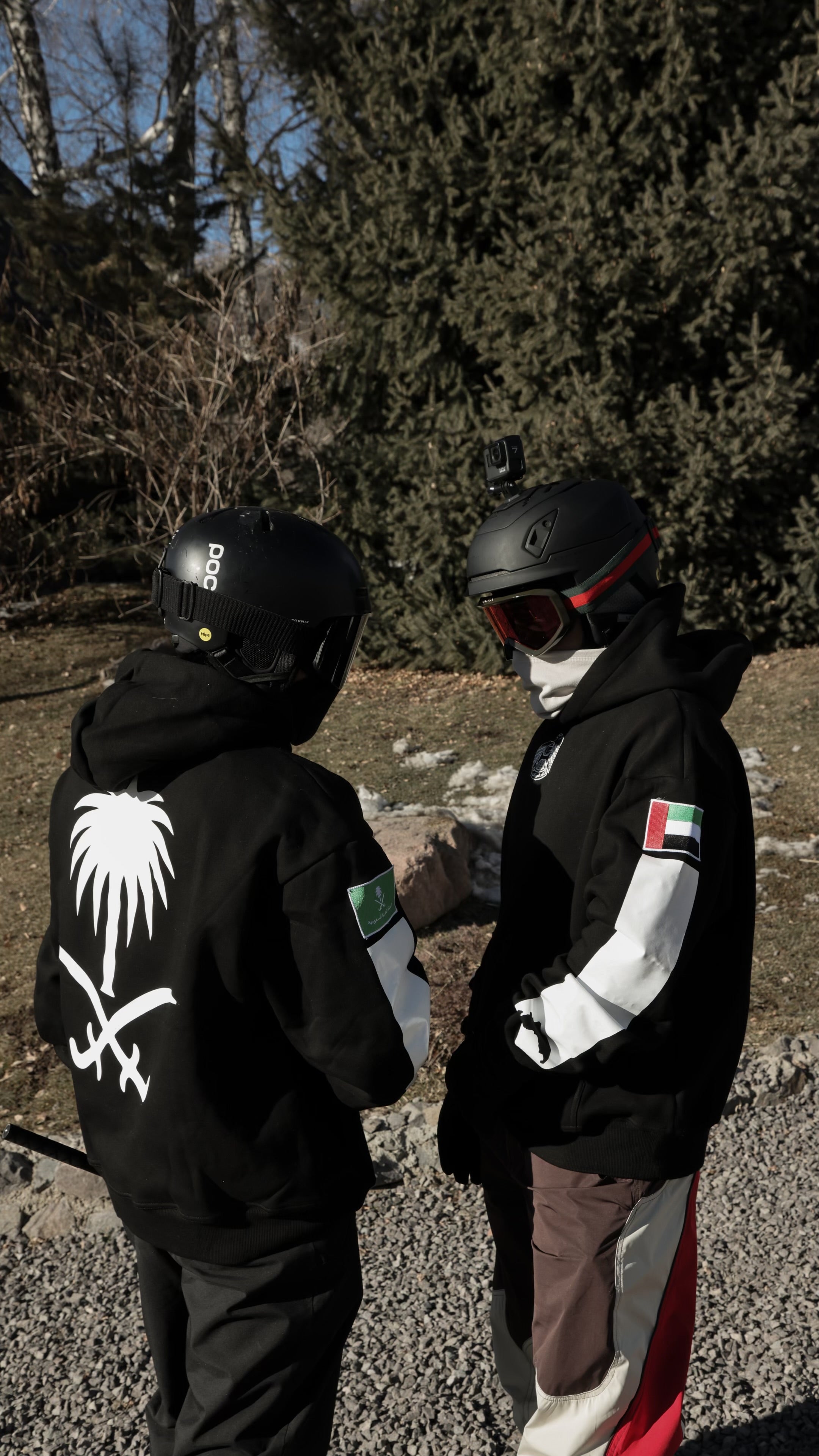 Saudi Emblem Oversized Drop Shoulder Hoodie