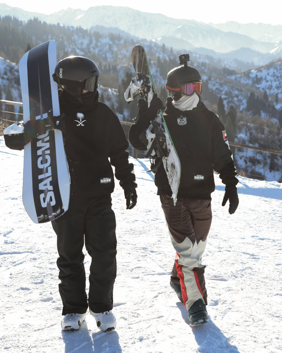 Saudi Emblem Oversized Drop Shoulder Hoodie