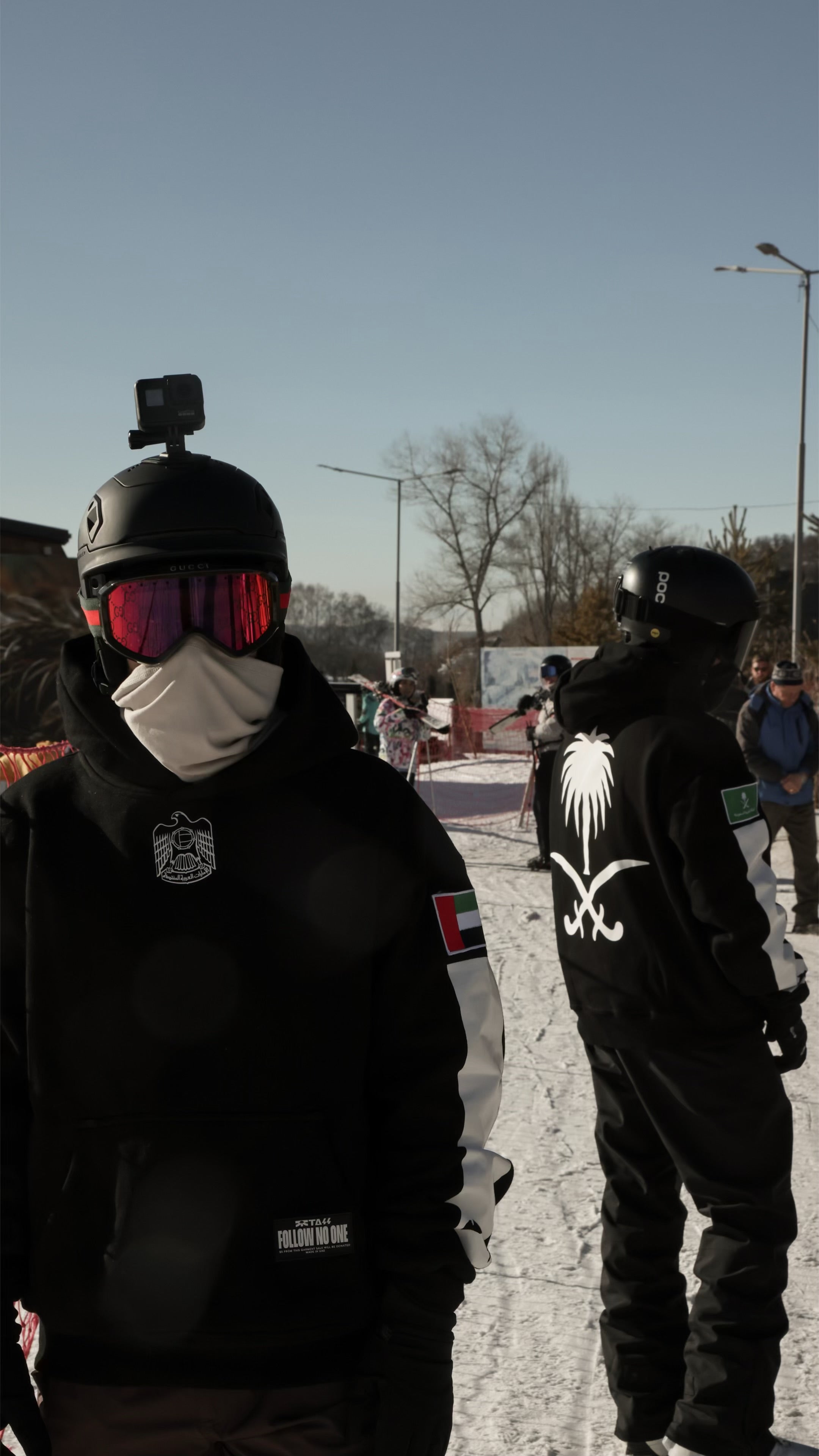 Saudi Emblem Oversized Drop Shoulder Hoodie