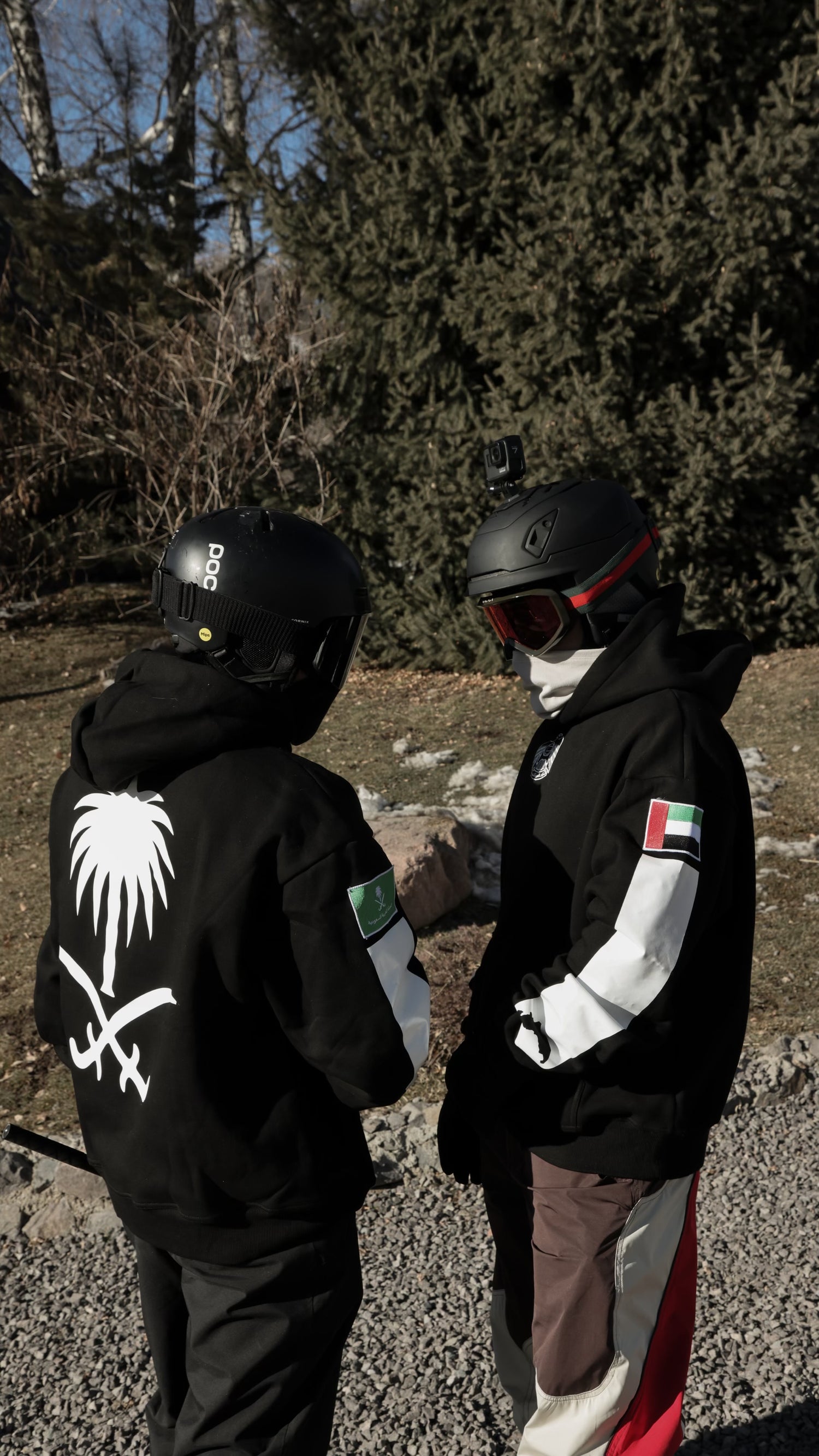 Saudi  Emblem Oversized Drop Shoulder Hoodie