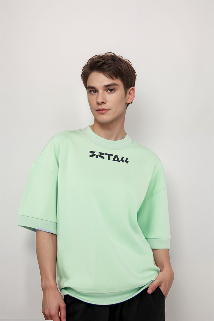 Summit Snow Oversized Crew Neck T-shirt Men