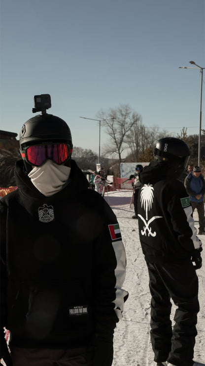 Saudi  Emblem Oversized Drop Shoulder Hoodie